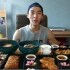 【剪说话版】-【韩国吃播】奔驰小哥吃各种炸猪排，汉堡排，拌面，冷面等