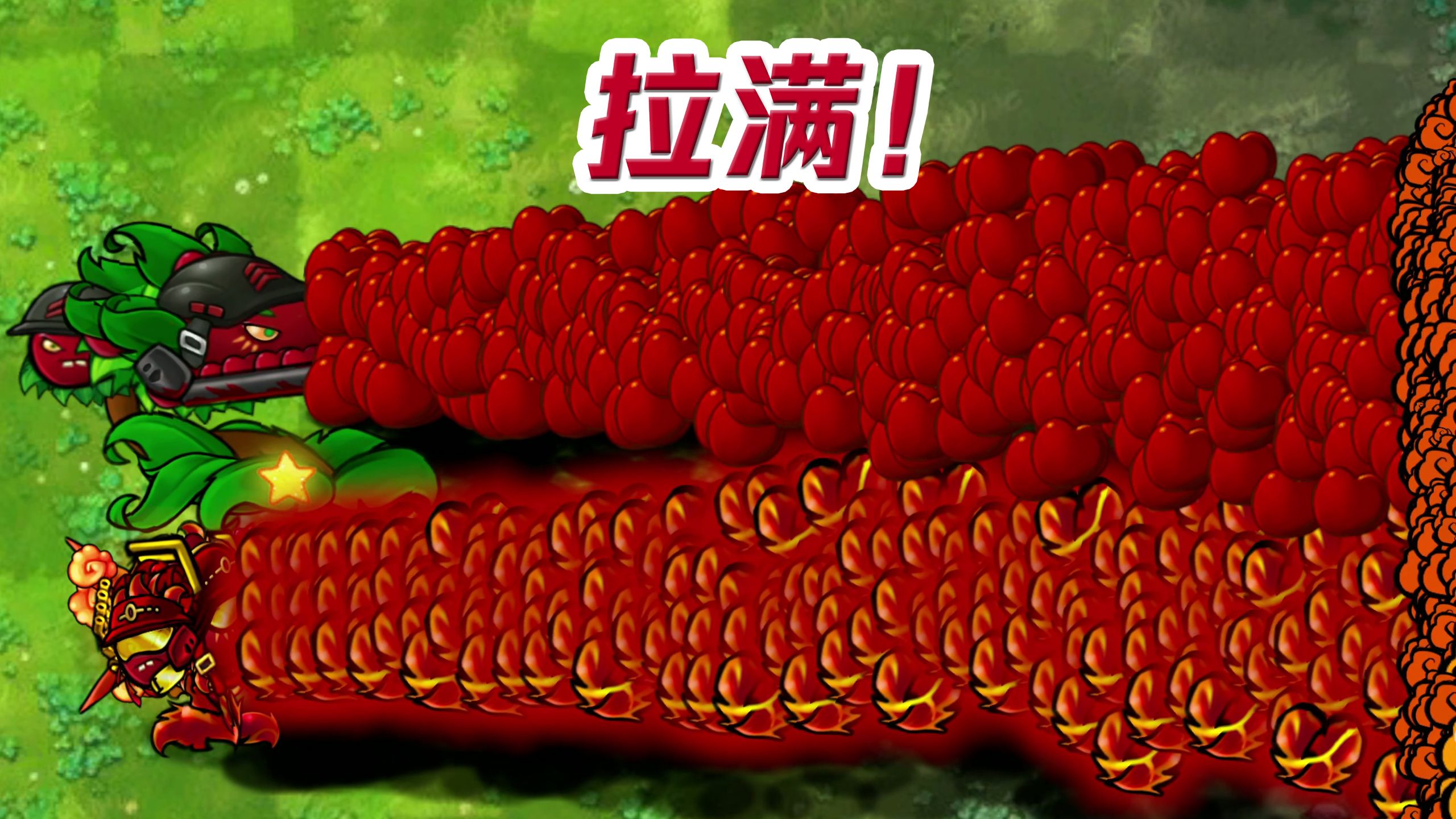 僵 尸 试 图 在 樱 桃 里 游 泳