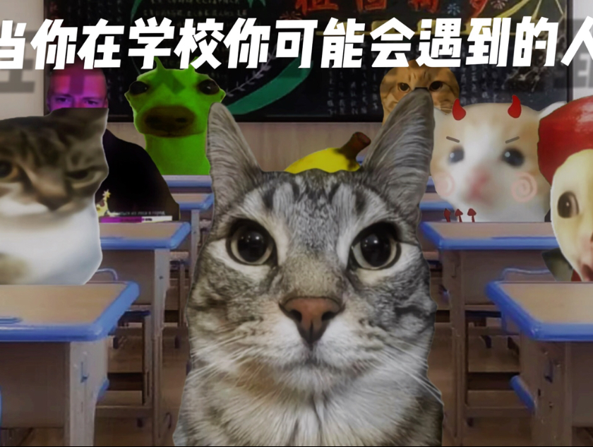 当你在学校你可能遇到的人
