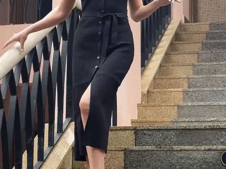 吴优 一字带高跟鞋