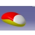 CATIA微软鼠标曲面+分件