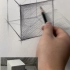 零基础学素描：教你画正方体结构素描画