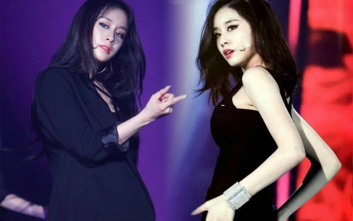 朴智妍用冷艳性感诠释troublemakertheshow现场饭拍同步剪辑版敏妍版