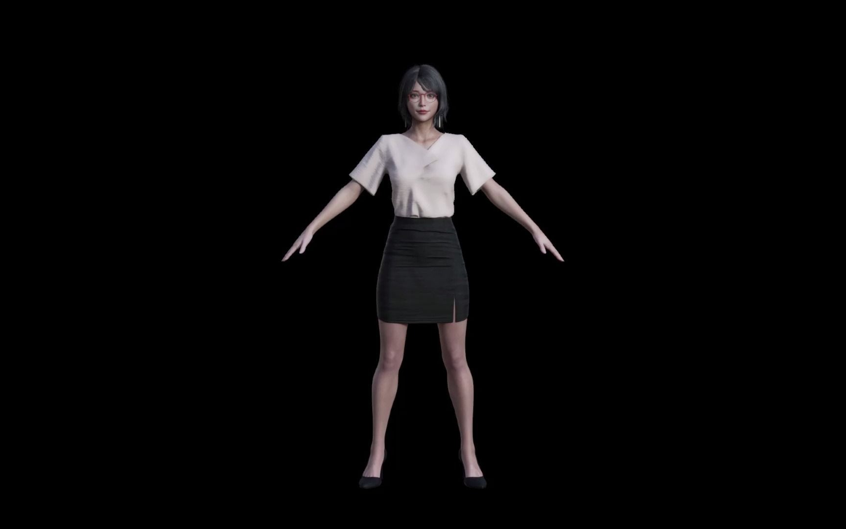次世代 萝莉僵尸 cosplay 写实 僵尸女孩-cg模型免费下载-CG99