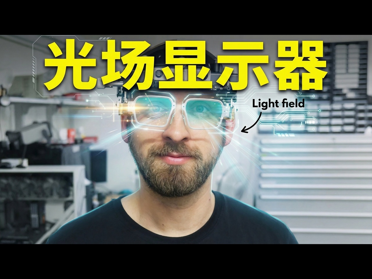 【中配】前所未见的光场显示器：彻底改变AR和视力测试 - TechAltar