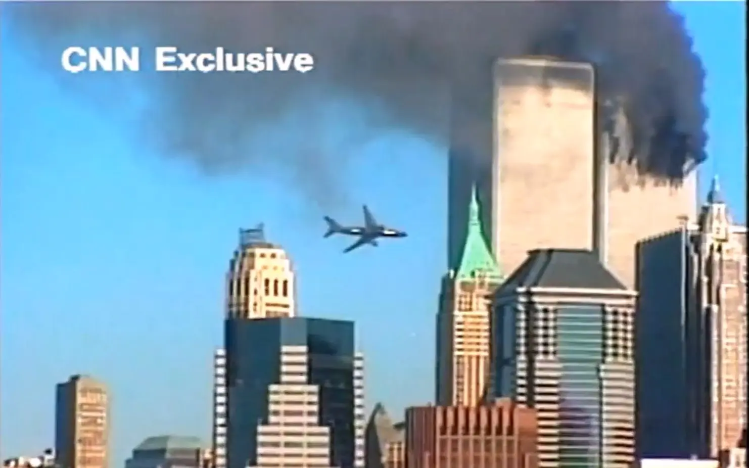 911第二架飞机撞击世贸大厦合集