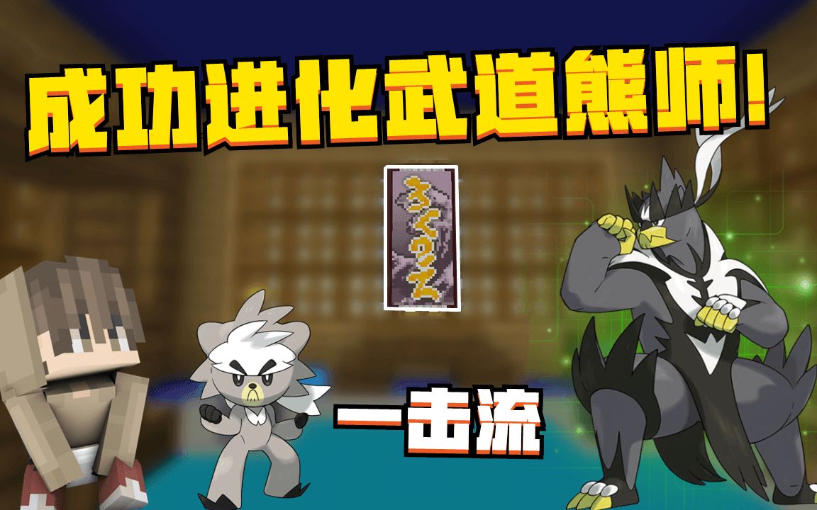 樱花神奇宝贝剑盾11成功捕捉到熊徒弟进化武道熊师一击流