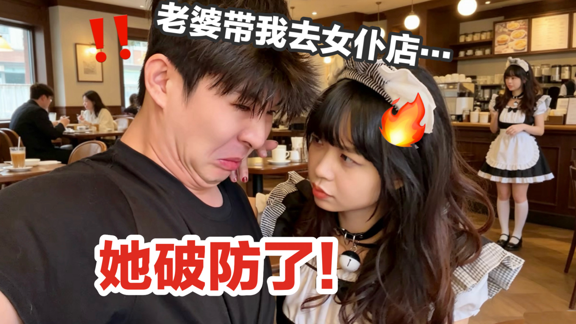 和老婆结婚几年没感觉了…她主动带我去女仆咖啡厅结果破防了！！！