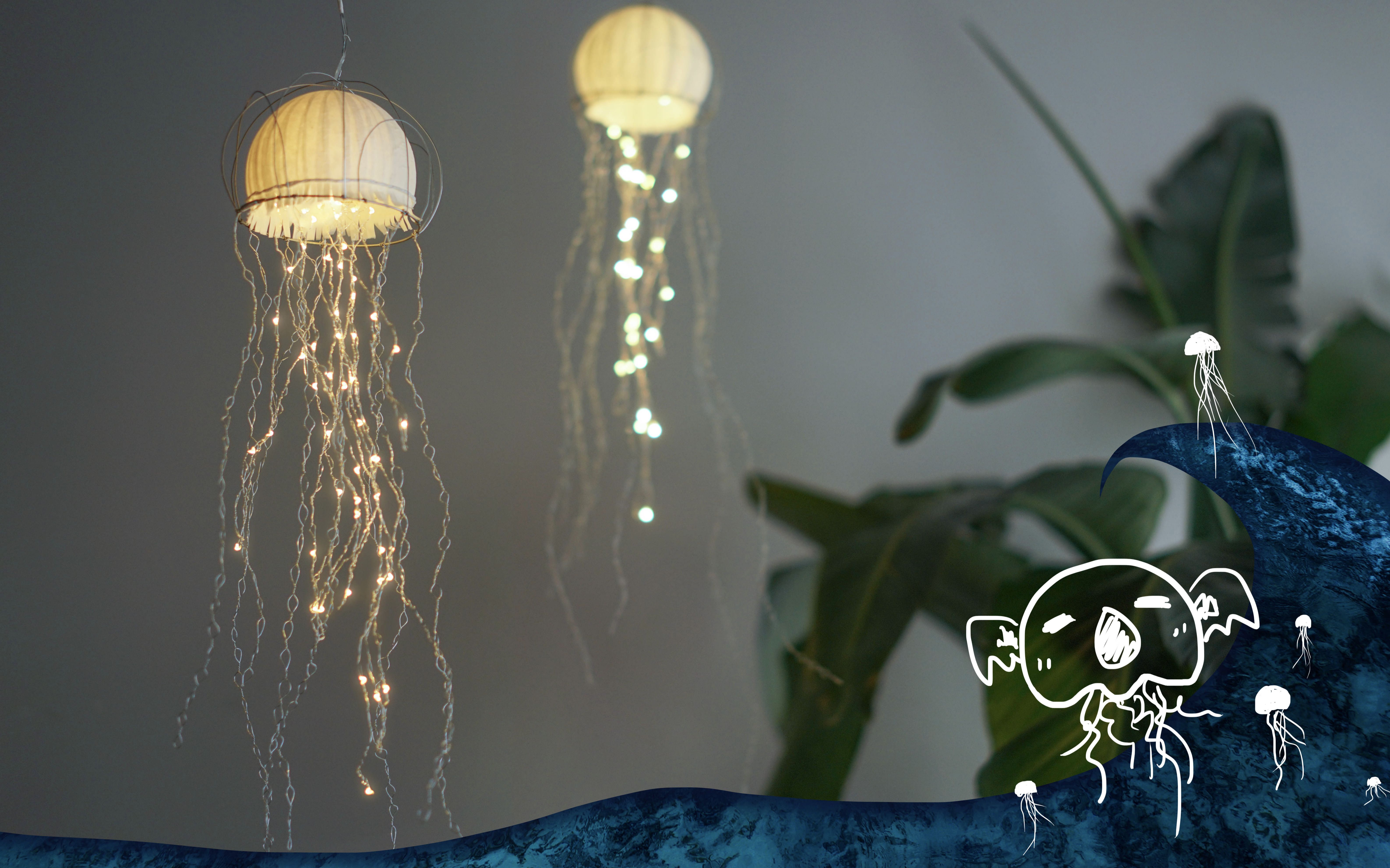 【水母灯】做一个水母水母水母水母，浪花里舞蹈～