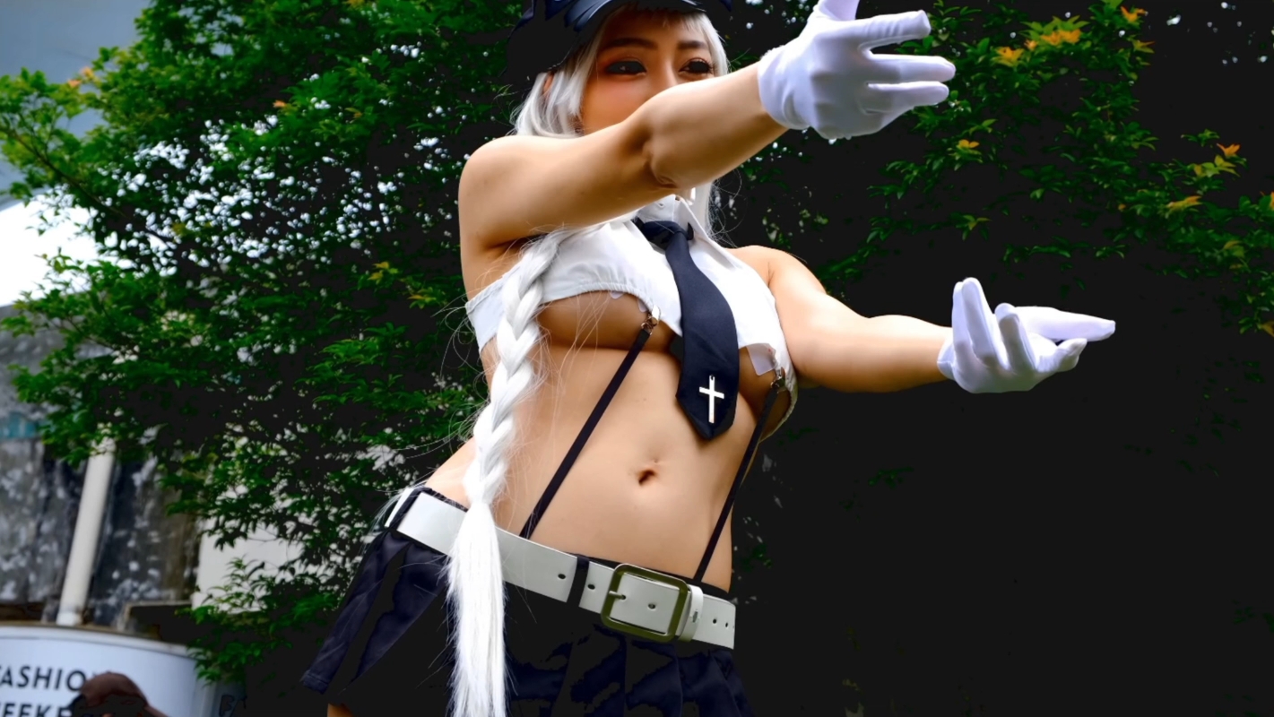 Two beautiful cosplayers each with their own style