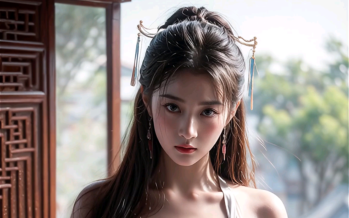 生活不易，仙子卖艺