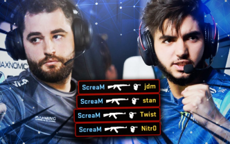csgo-pro们的高能时刻#96 scream massive 4k! fallen