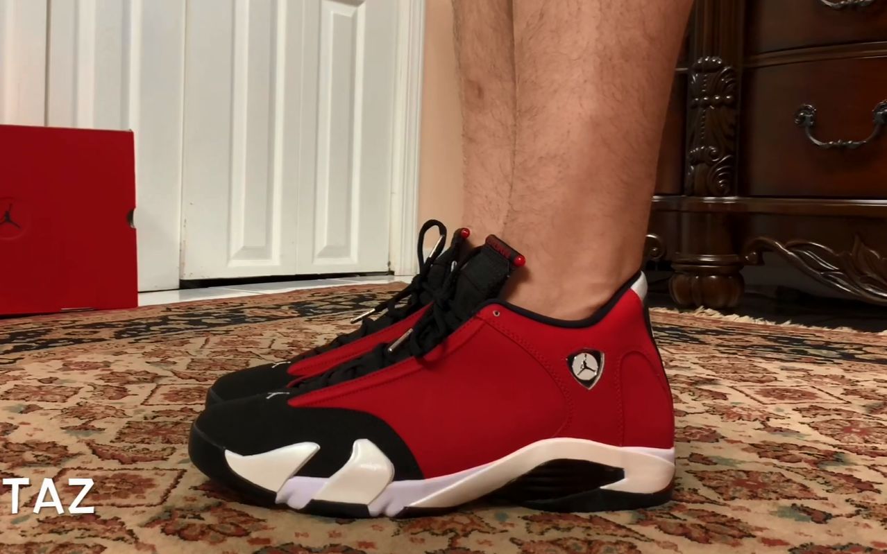 airjordan14aj14体育红黑白红白红法拉利篮球鞋487471006