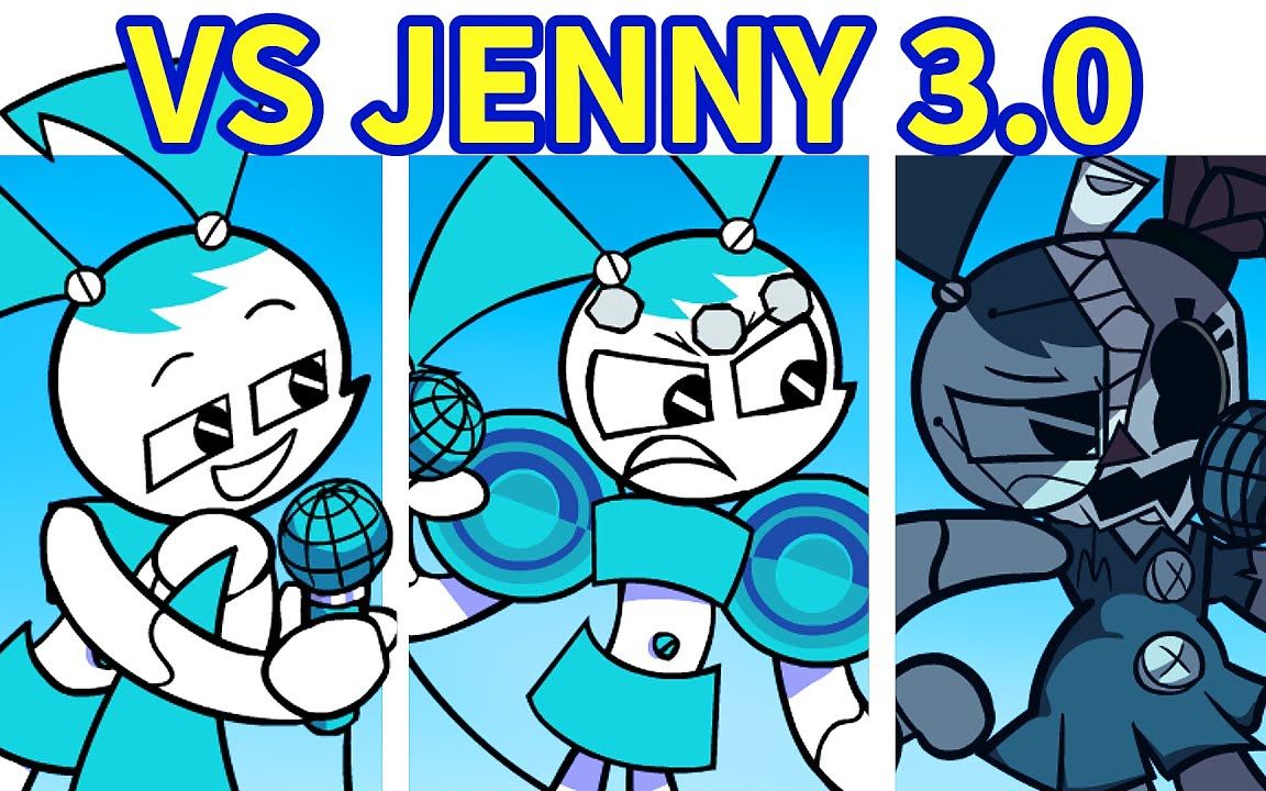 Friday Night Funkin': VS Jenny Wakemen (Teenage Robot) 3.0 FULL WEEK