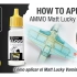 How to apply AMMO Matt Lucky Varnish Cómo aplicar el  AMMO M