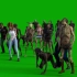 丧尸群绿幕—1080p自以为稀有绿幕分享系列