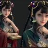 【ZBrush雕刻】《牧神记》仙清儿角色模型超详细教程，零基础zbrush女性角色模型制作，3D人物制作