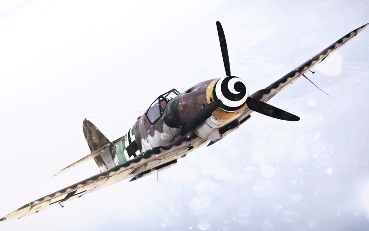战争雷霆bf109k4日常调戏喷火系列jg302