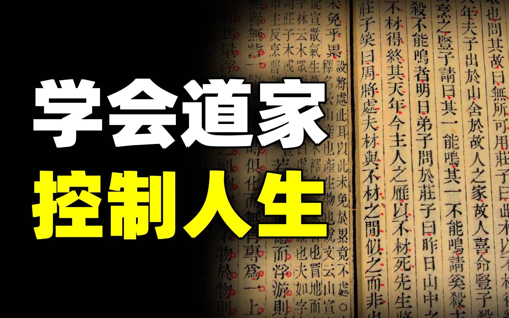 道家的真相：作为一个毫无特色的普通人，该如何控制自己的人生…白同学哟白同学哟哔哩哔哩视频