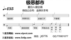 架子鼓曲谱动画_架子鼓曲谱(2)