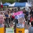 韩国反对日本核污染水排海游行