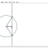 几何画板-圆与直线的位置关系，圆不动直线动
