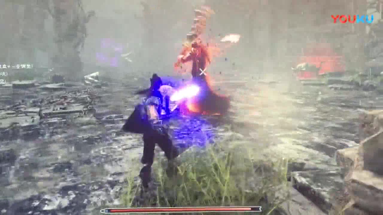 国产arpg《嗜血印》苏青鲤&灵虚长老boss