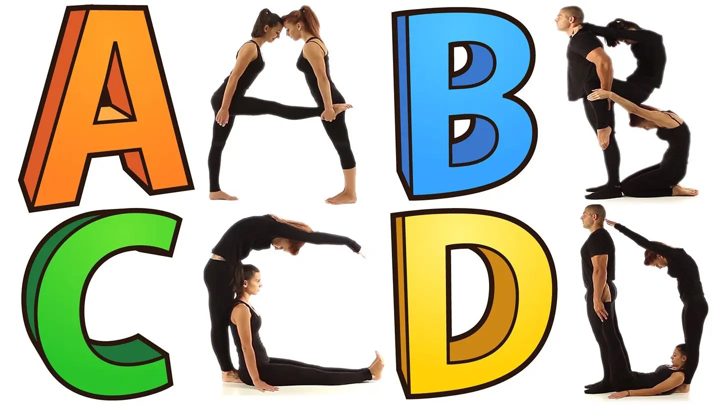字母体操动一动,学 abcd!move & learn abcd