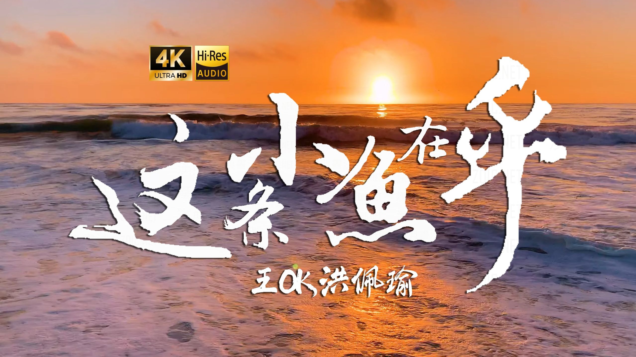 【4K Hi-Res】这条小鱼在乎_王OK,洪佩瑜 将不安释放 尽情去做美梦一场