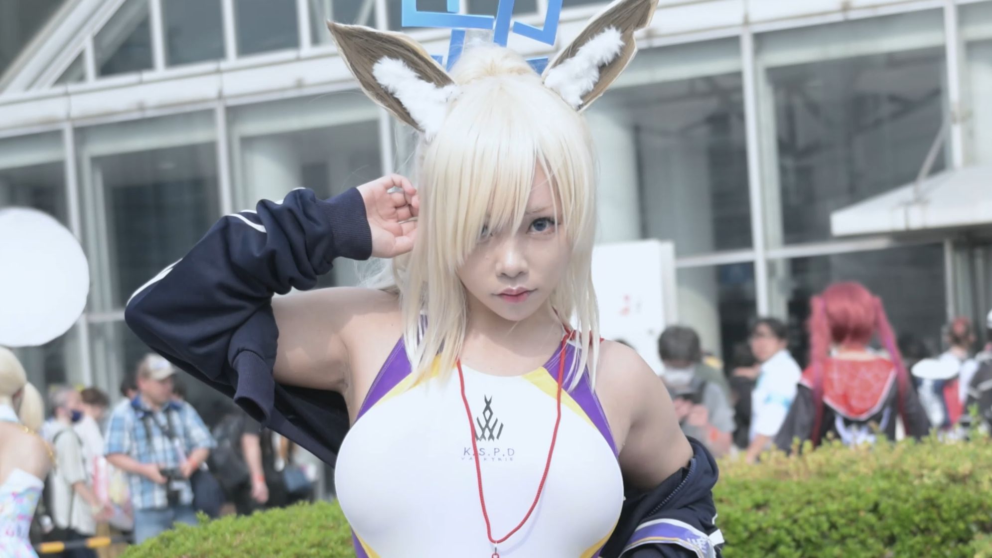 东京【C104】蔚蓝档案 尾刃カンナcos 尾刃康娜cos　出镜： 僕のプリン