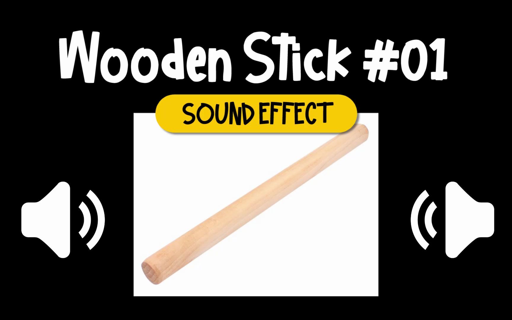 木棍 #01 掉落 木棒 木材 音效 (HQ)