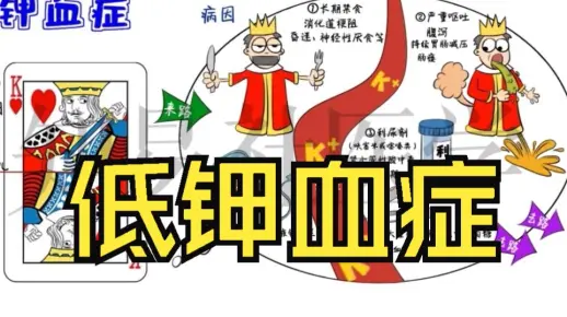 绘画医学 | 低钾血症 病因机制+临床表现+诊断+治疗