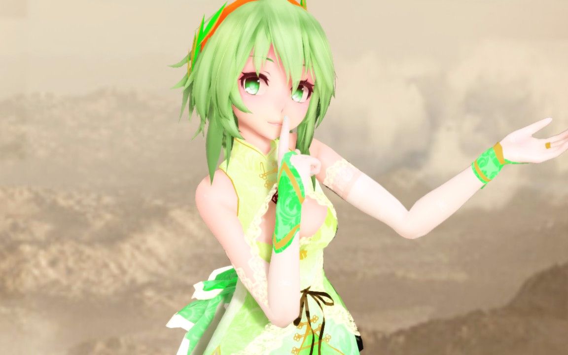 【桃源恋歌mmd】 gumi小姐姐带你在天上飞呀