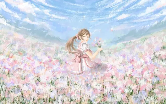 【指绘】梦幻花海