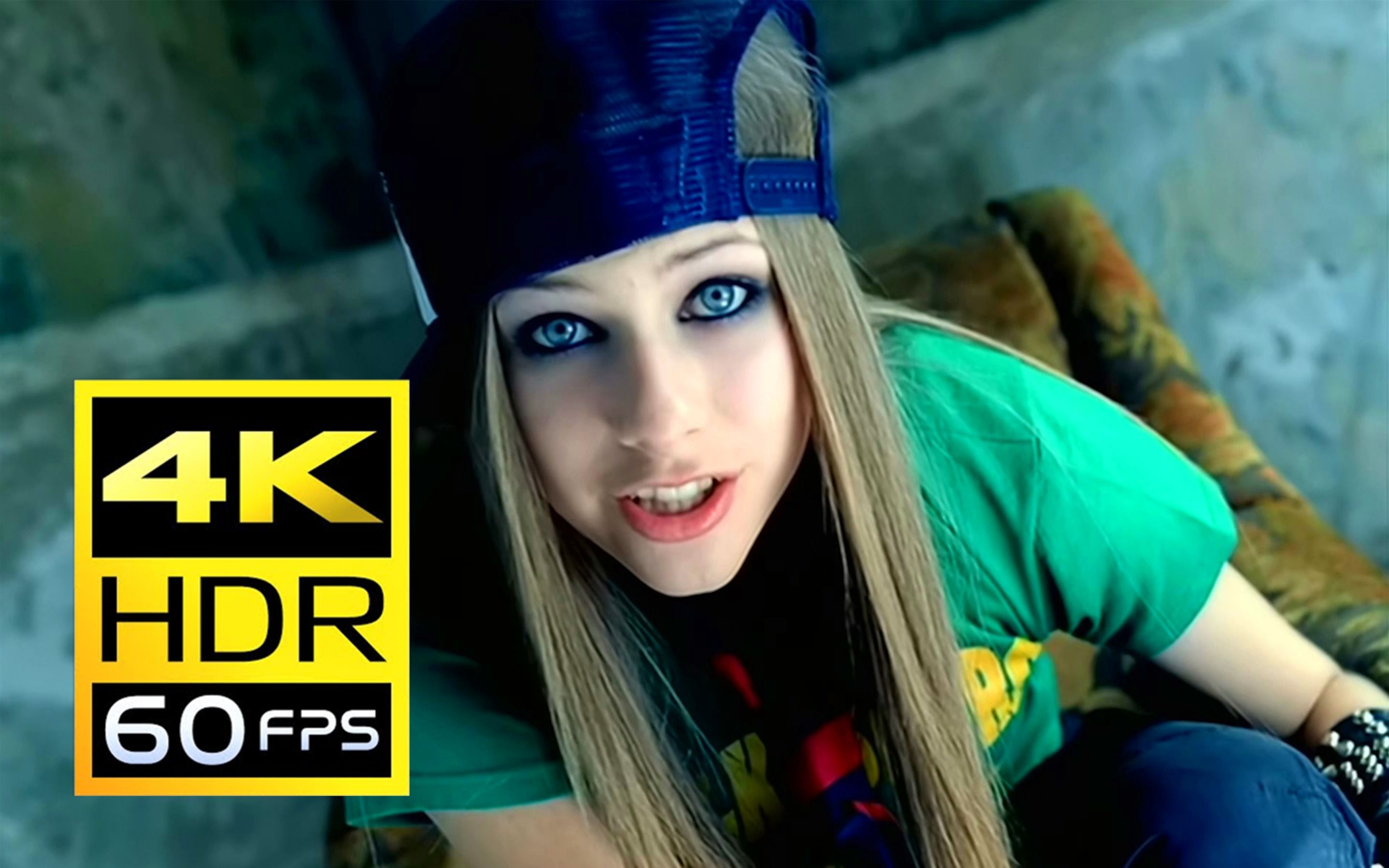 【4K50帧】艾薇儿《Sk8er Boi》MV 2002 AI修复画质收藏版