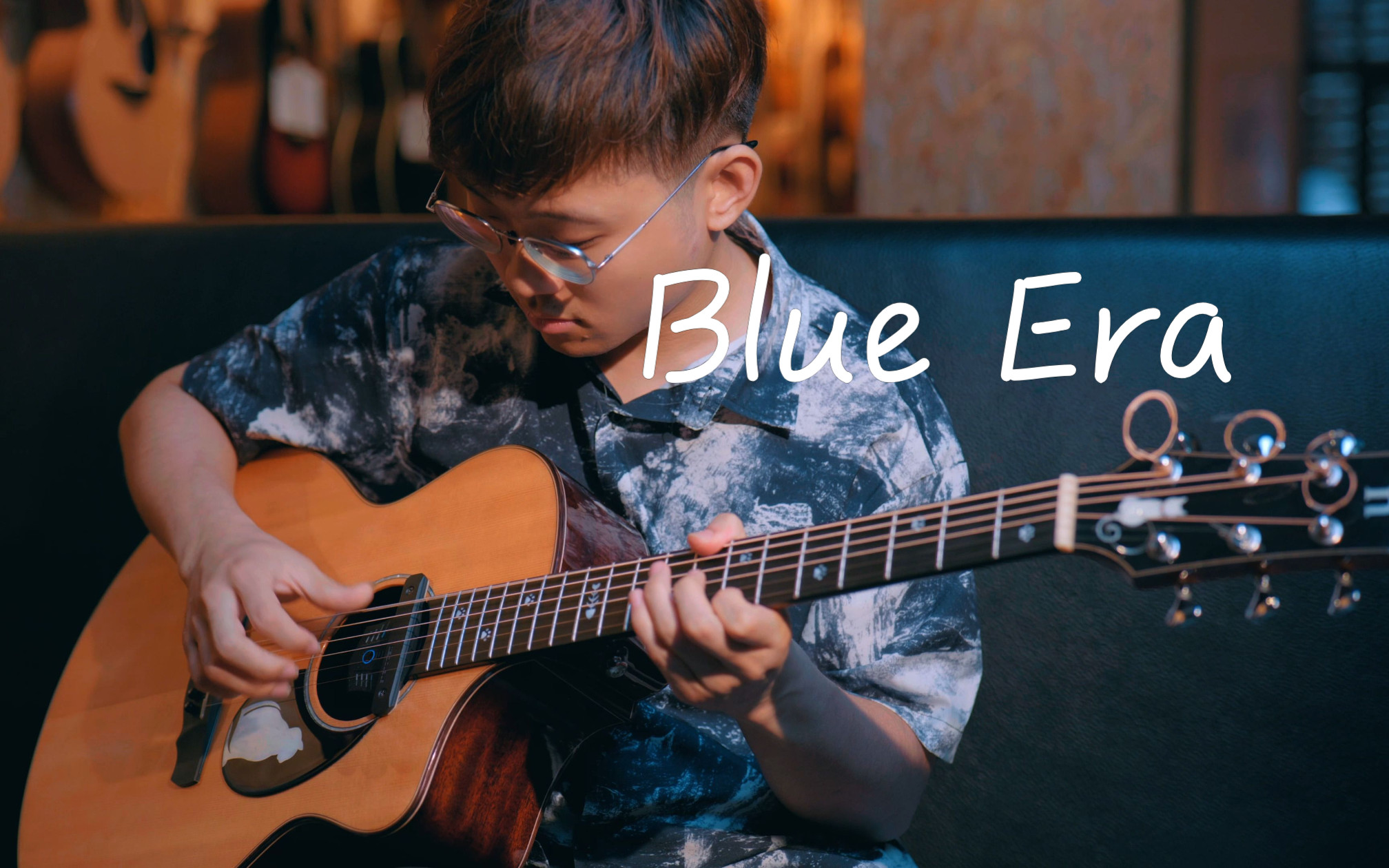 娜塔莎2023国际指弹吉他大赛决赛《Blue era》原创 窦德智