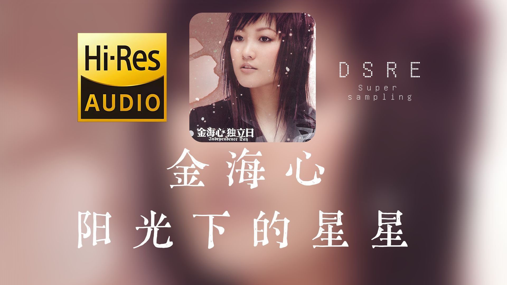 【顶级音质 HIRES无损】金海心-《阳光下的星星》丨候鸟会不会停留丨热门歌单丨