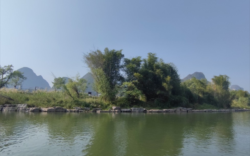【游记】桂林山水甲天下之万景码头竹筏游