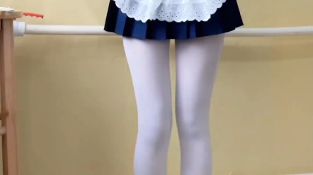 Who can resist a maid's outfit with white cotton pants?