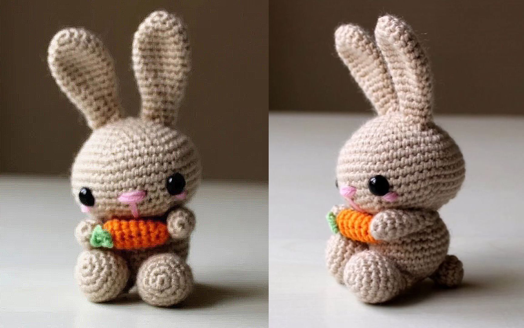 幸福的兔子家族 甜美可爱钩针兔子编织图解-编织教程-编织人生