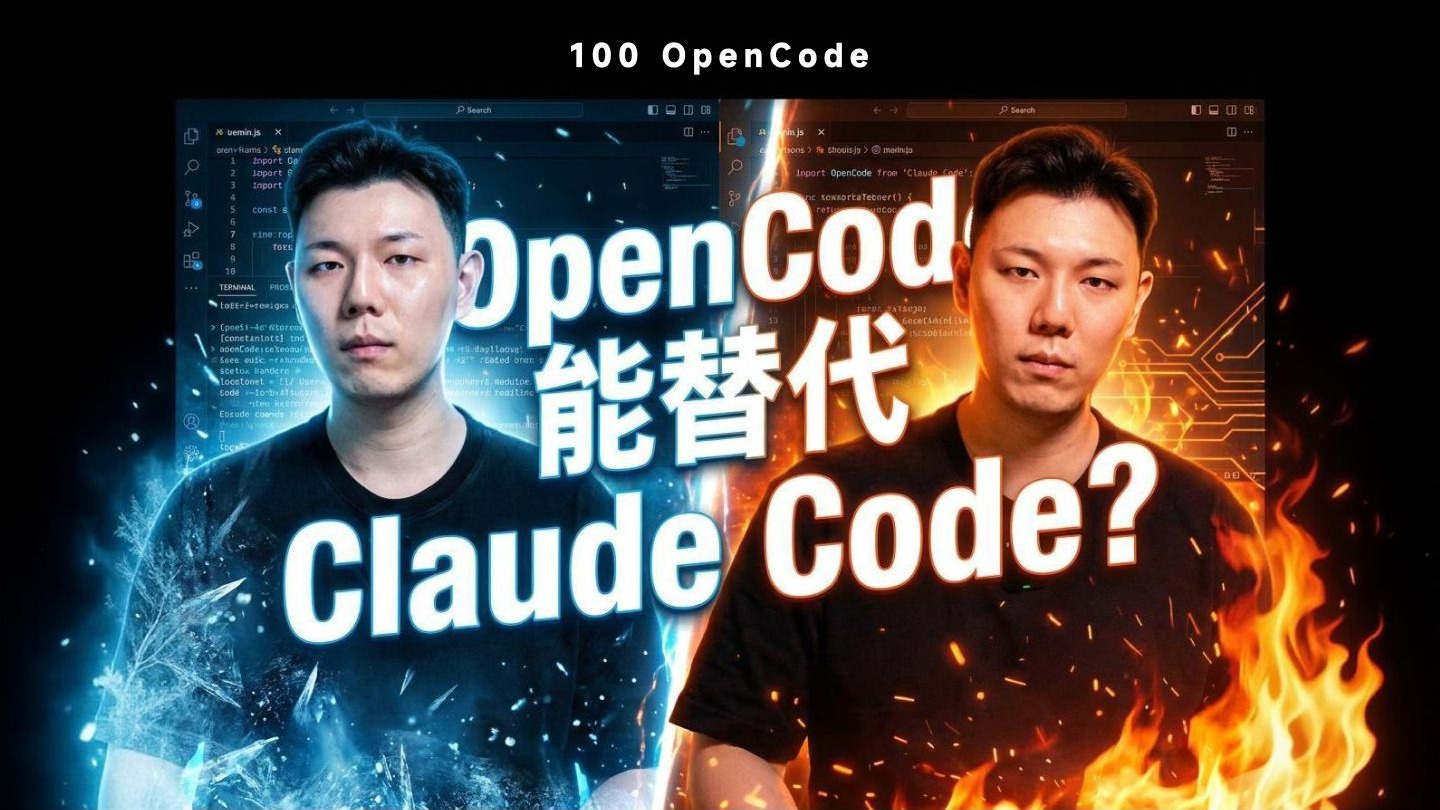 OpenCode 实测｜从零开发一个 AI 应用，能替代 Claude Code 吗？-废才俱乐部Club-废才俱乐部Club-哔哩哔哩视频