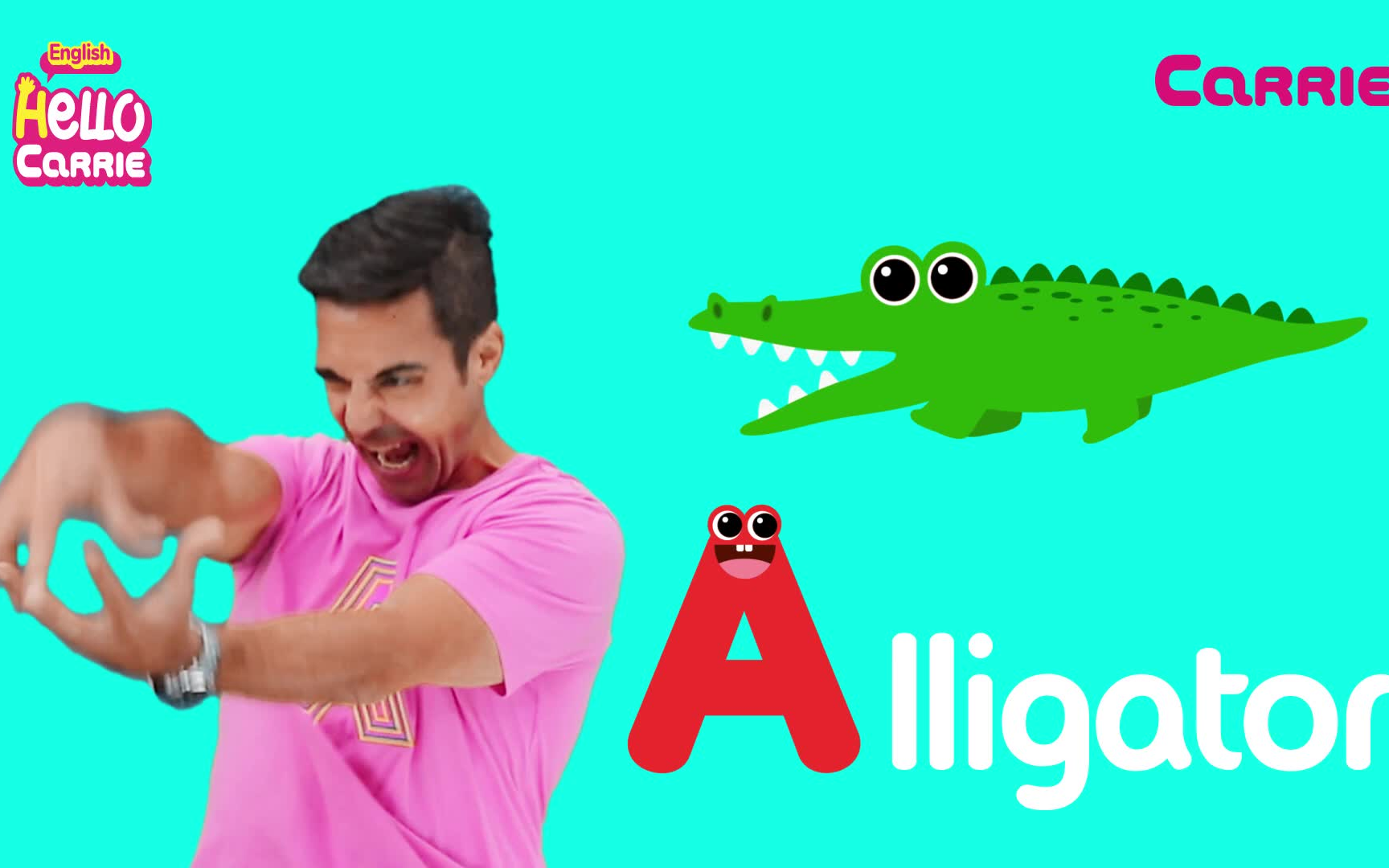 【全26集】自然拼读26个字母发音 Phonic A to Z song