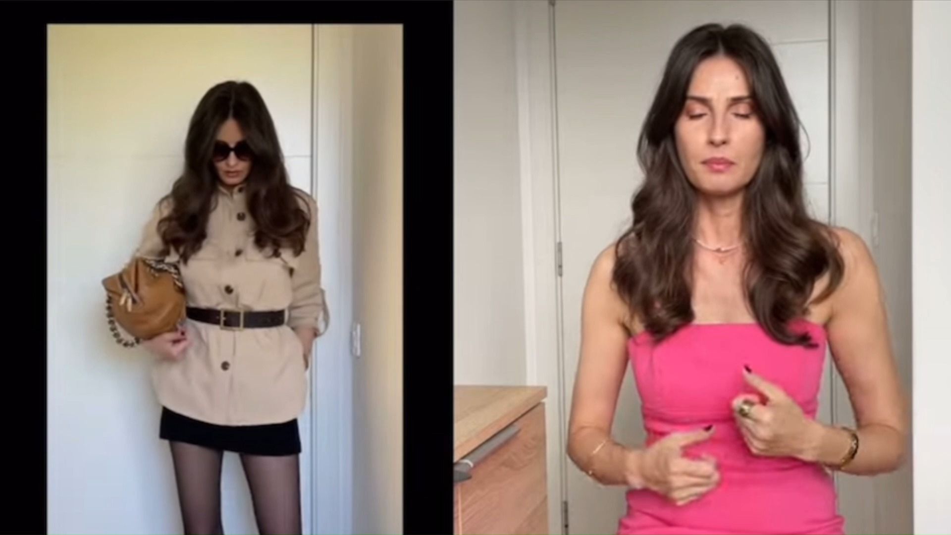 A beautiful woman tells you to learn how to dress