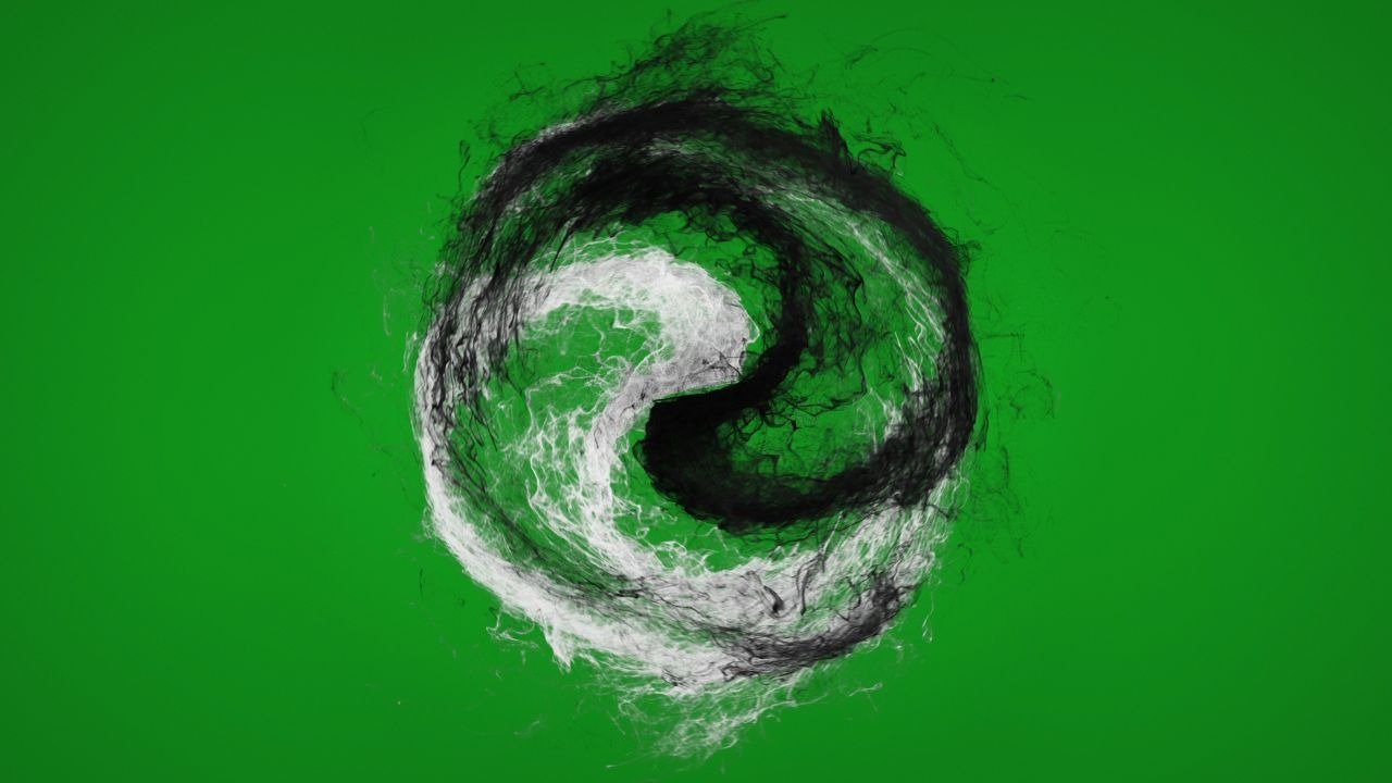 最近很火的水墨太极素材分享