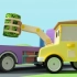 往车厢上装牧草，儿童动画 益智 早教 育儿 玩具 启蒙 卡通 汽车玩具动画