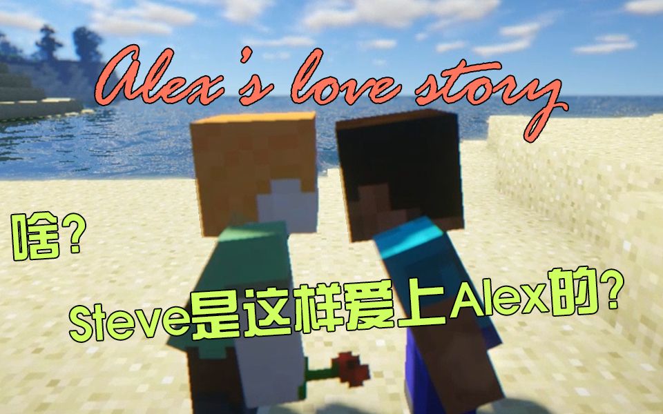 steve是这样爱上alex的?(游戏时装秀