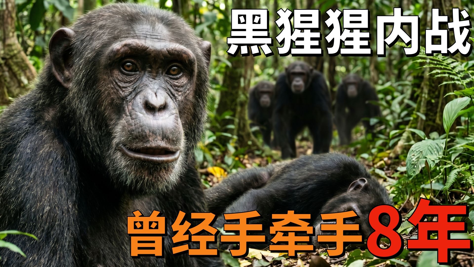 200只黑猩猩内战8年：曾经手牵手，后来互相屠杀