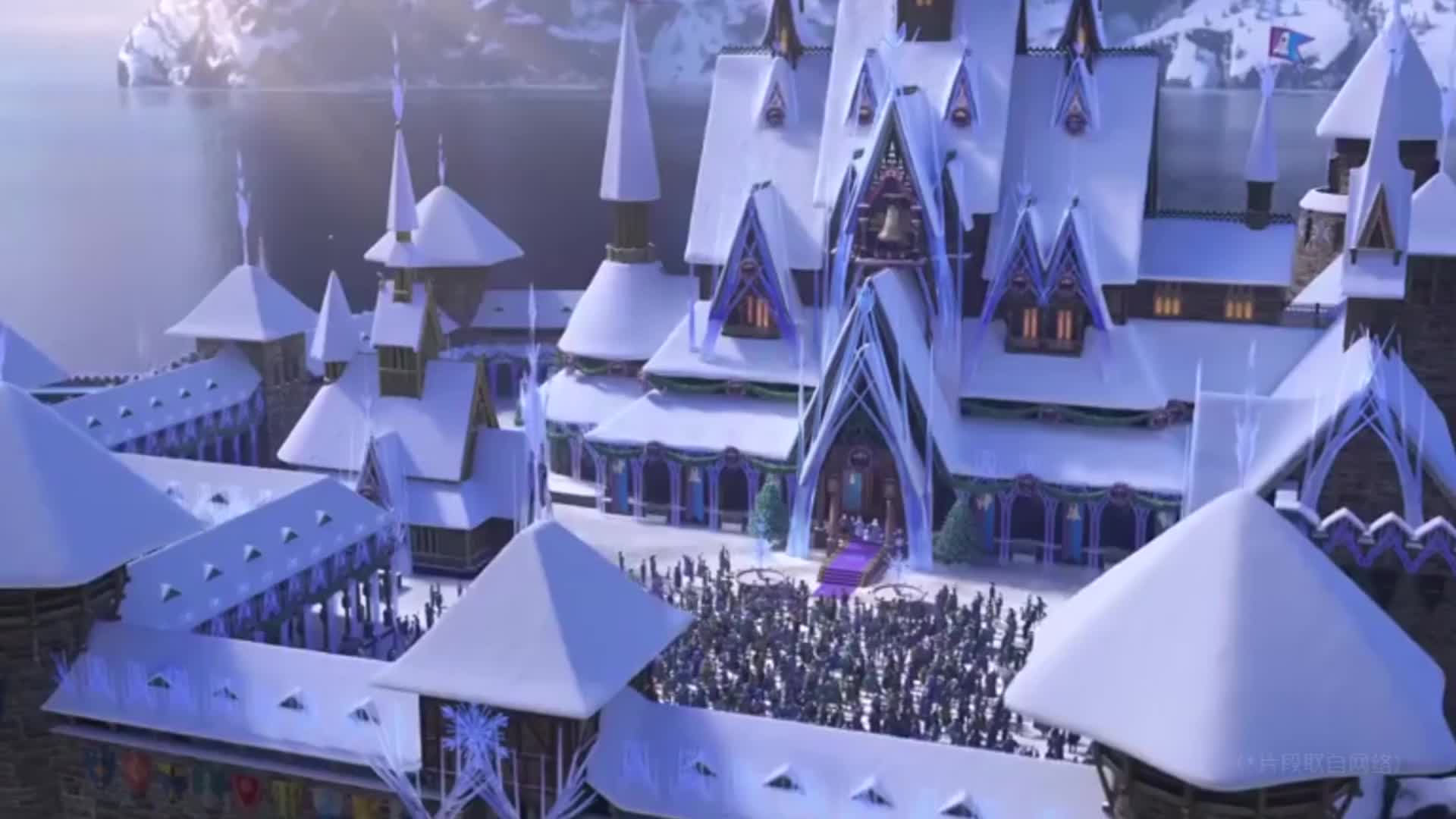 乐高定格动画冰雪奇缘安娜公主雪橇大冒险