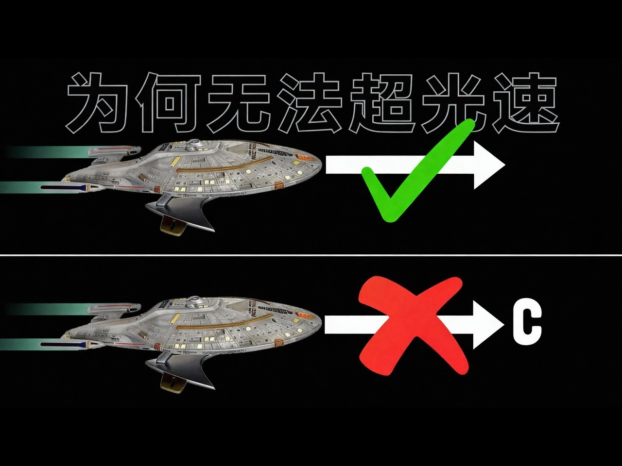 【中配】我终于理解为何无法超光速了！ - FloatHeadPhysics