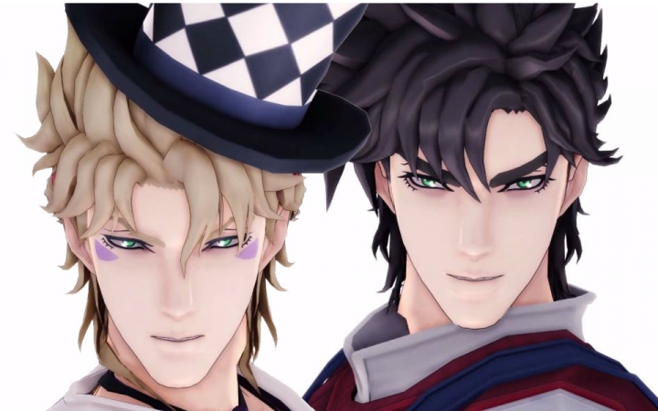 j"y suis jamais alle【jojo的奇妙mmd】【二乔&西撒】